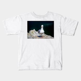 Sea Gull on Granville Island Kids T-Shirt